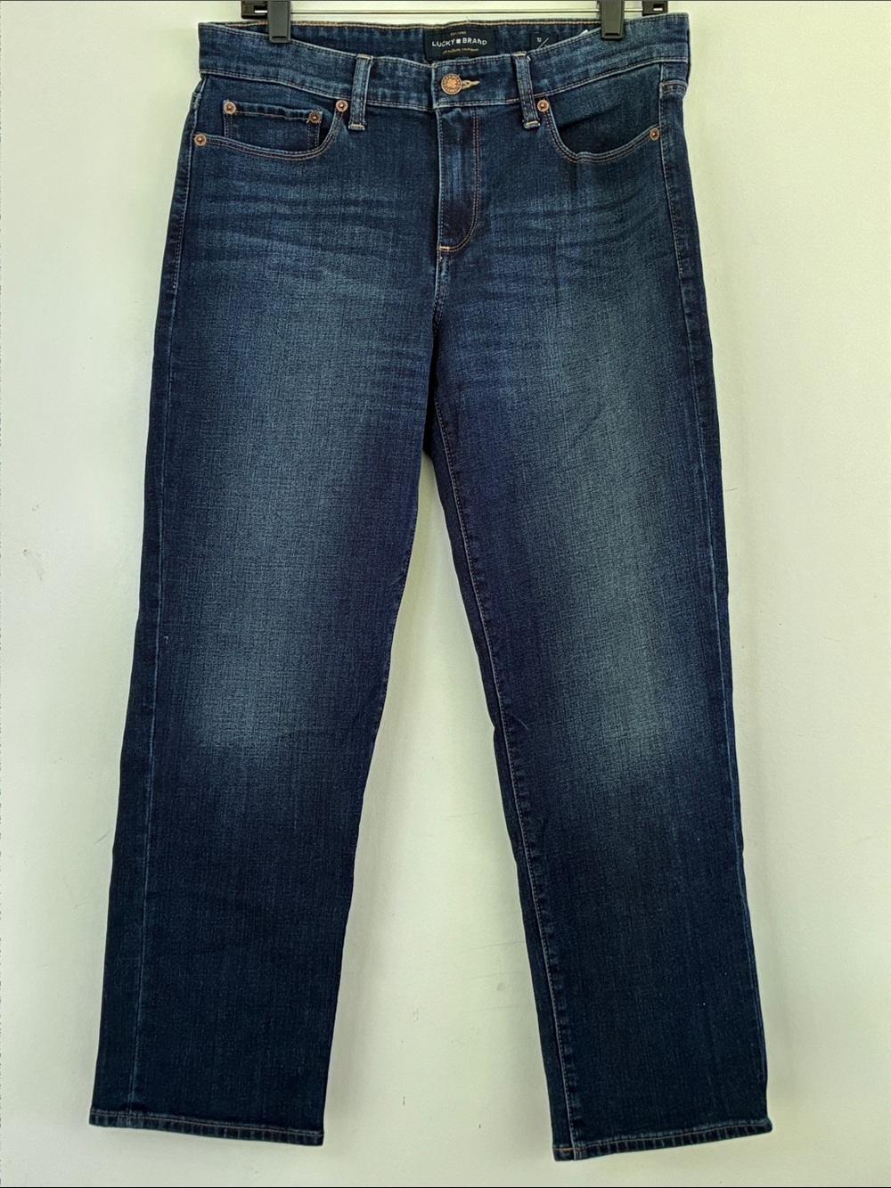 Lucky Brand Women’s Sweet Crop Indigo Straight Jeans 12/31
